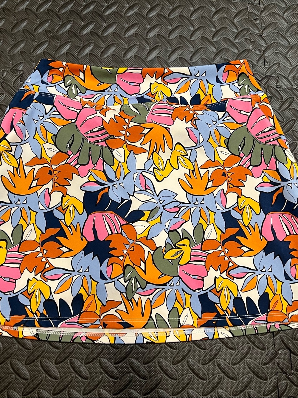 Bailey 44 Multicolor Floral Mini Skort in Pink, Orange, Navy & Olive